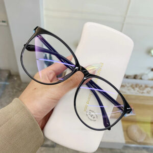 Transparent Anti Blue Light Rounded Glasses - Image 1
