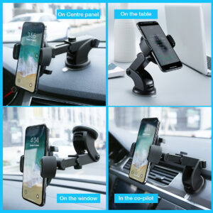 Car Phone Holder Long Rod Telescopic Car Dashboard Suction Cup Type - Image 9